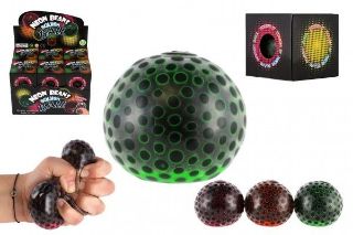 Obrázek z Míček mačkací s kuličkami 6cm 4dr v krabičce (12) 